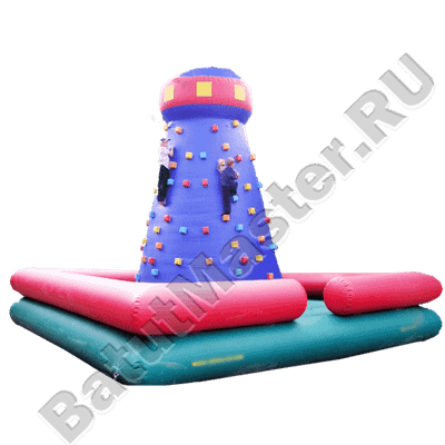Надувной скалодром "Высокая башня" 6*6*5 м