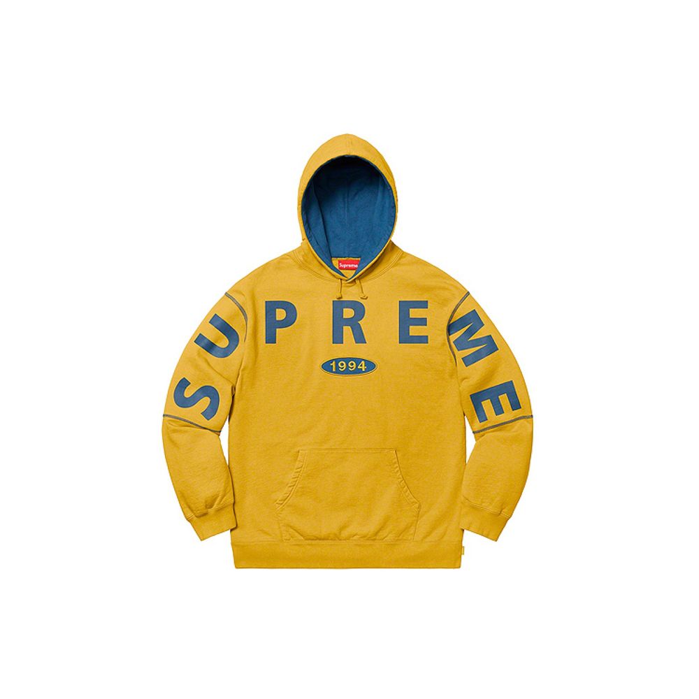 Supreme FW19 Week 1 Spread Logo Hooded Sweatshirt Logo