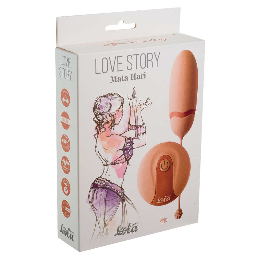 Виброяйцо на пульте управления Love Story Mata Hari pink 1800-00Lola