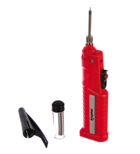 Паяльник беспроводной 4.5 В, 8 Вт, 350°С, припой 10 г, работа от элементов питания 3хАА Matrix 91352