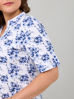 Блузка БЛ-122/гжель