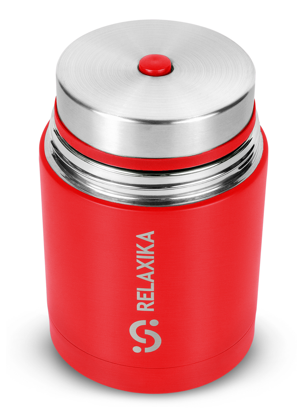 Термос для еды Relaxika 301 (0,7 литра), красный