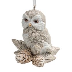 ЕЛОЧНОЕ УКРАШЕНИЕ "СОВУШКА" 5,5Х4,5Х6,5 СМ