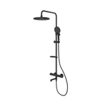 Душевая система термостат Milardo ILSBLTHM06 "Ideal Spa" лейка "Тропический душ"  ЧЕРНЫЙ матовый