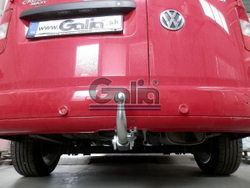Фаркоп оцинкованный Galia V067A для Volkswagen Caddy 2004-(паспорт и сертификат в комплекте)(без электрики)