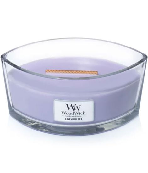 Лавандовый спа, ароматическая свеча эллипс, WoodWick