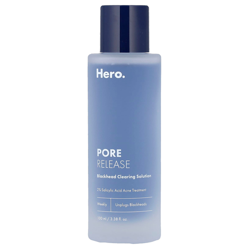 Hero Cosmetics, Pore Release, раствор для очищения от угрей, 100 мл (3,38 жидк. унц.)
