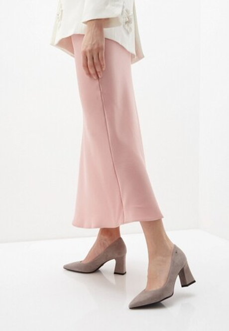 Туфли лодочки из натуральной замши