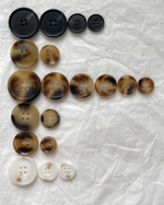 Пуговицы Глянцевые На Прокол4 коричневые