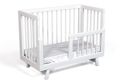 Кроватка детская Lillaland Lilla Aria с маятником белый