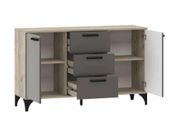 НМ 013.79 Марсель тумба Дуб Крафт серый/Софт графит