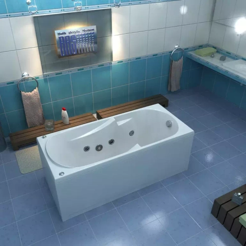 Акриловая ванна Bas (Бас) Мальдива 160x70, с каркасом