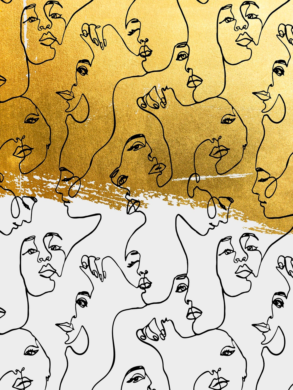 Дизайнерские обои Wall Street Gold Set