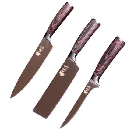 Ножи кухонные набор в подарочной упаковке 3шт. Профессиональный. Поварской