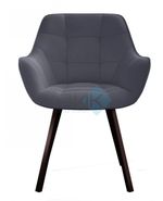 Стул DikLine 252 М поворотный опоры чёрные