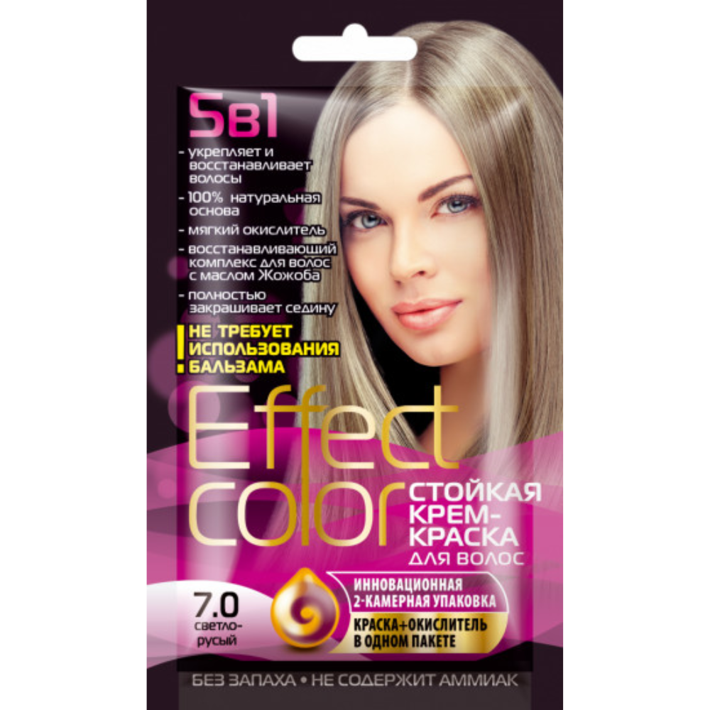 Крем краска Effect Color Светло-русый 7.0 50 мл