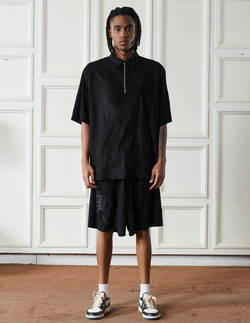 Шорты HARSHandCRUEL "HC" Velour Shorts