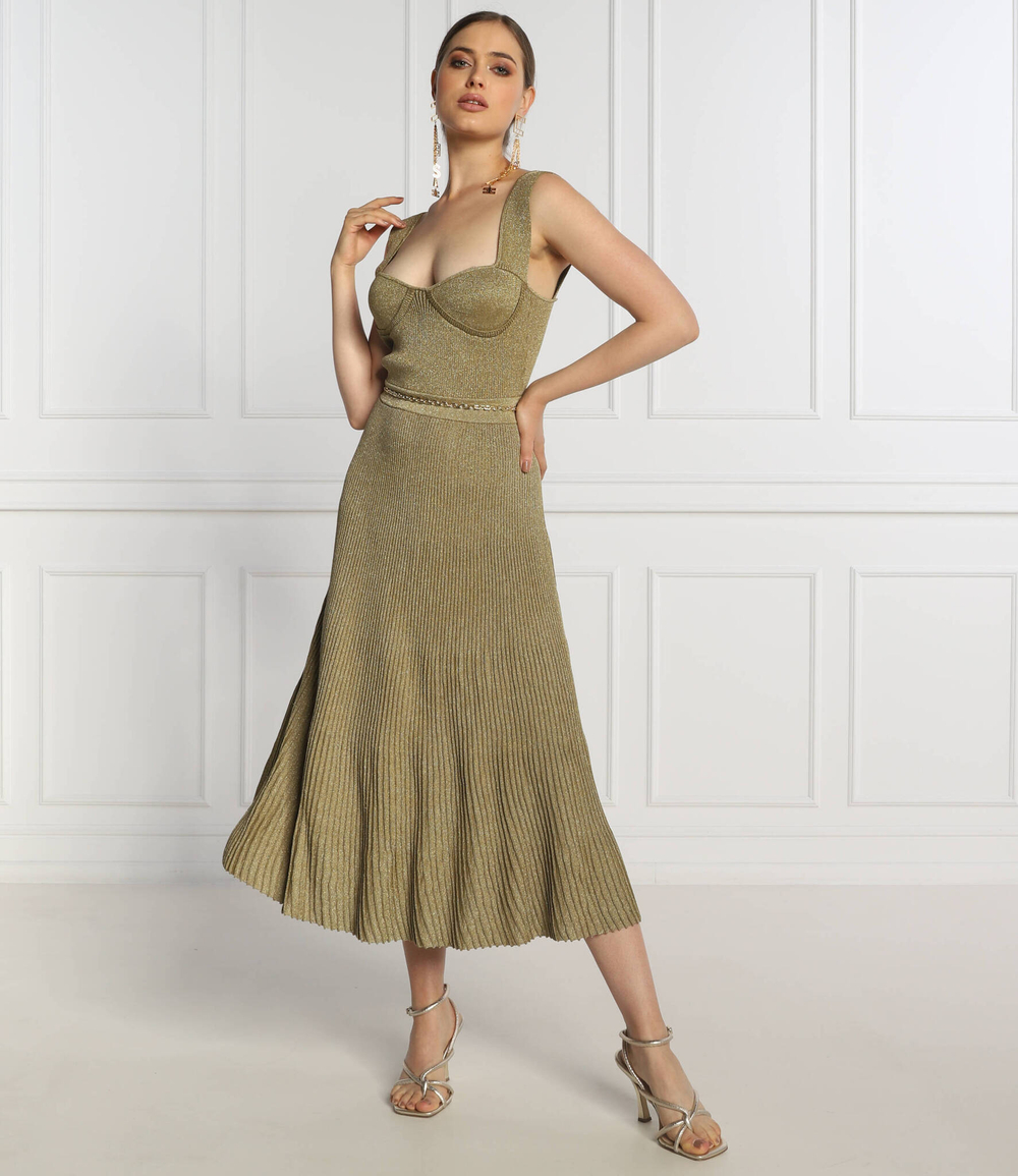 платье dry Pinko - золотой(1G17VB Y45U)