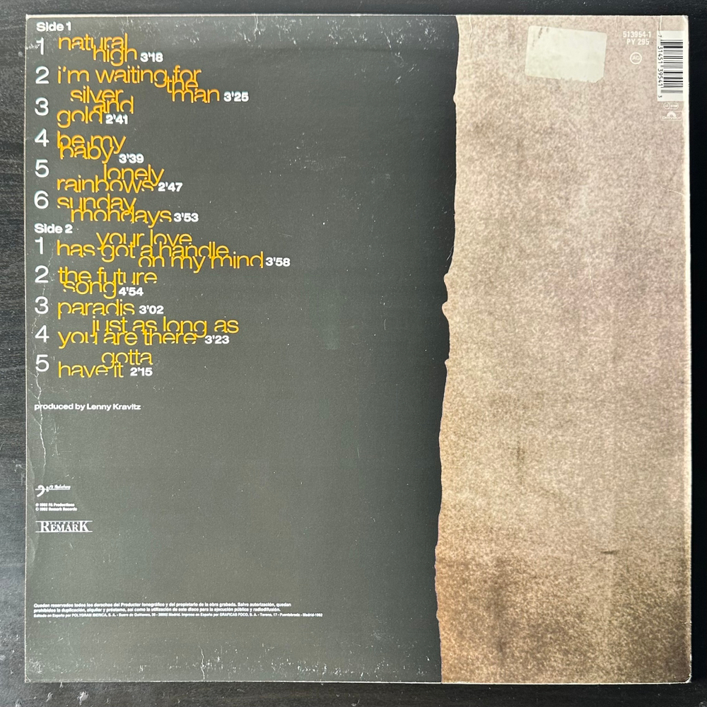 Vanessa Paradis ‎– Vanessa Paradis (Испания 1992г.)