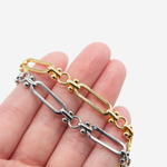 Цепь "Люминос", 7мм, родирование