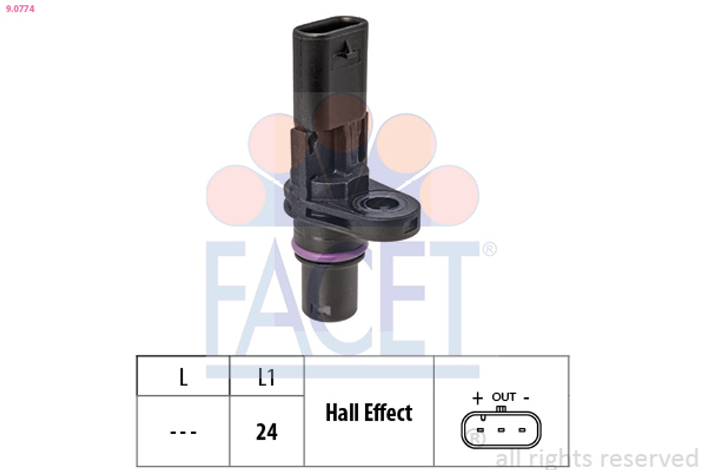 FACET - 90774-FAC - Sensor, camshaft position