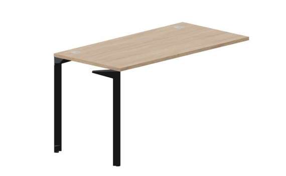 Стол 138х68х75см (2 громмета) - приставной элемент