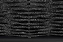 "Париж" модуль диванный правый, двухместный, цвет серый