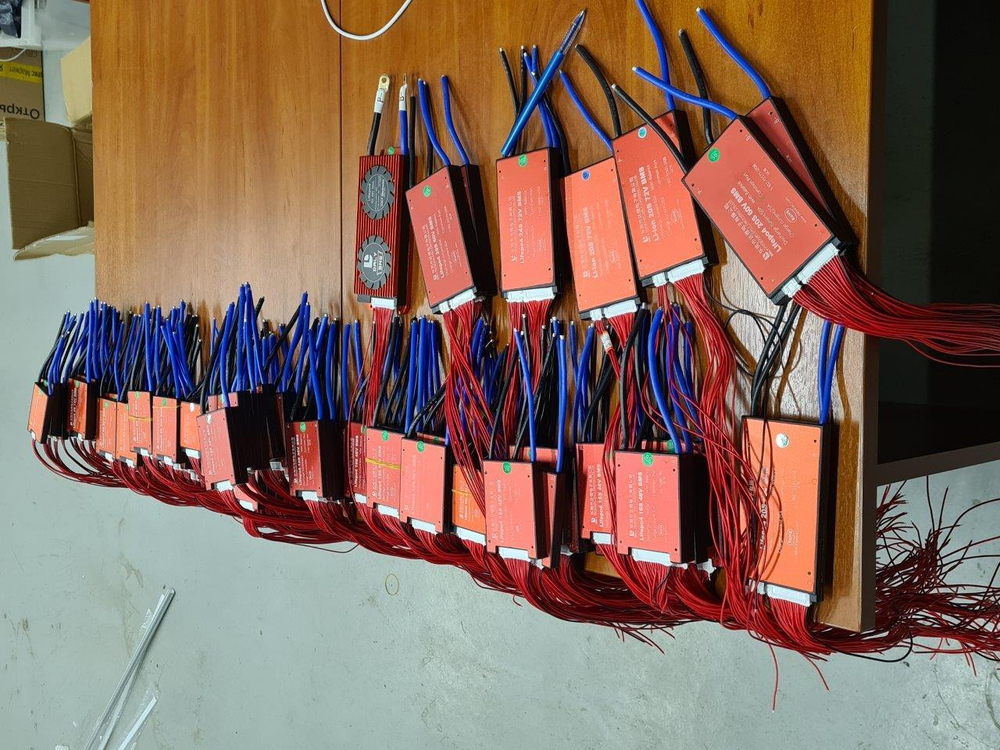 Плата контроля BMS Li-ion 32S 120V 60A