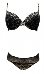 Соблазнительный комплект Jungle с анималистическим принтом (Размер: 4B) (Цвет: змея)