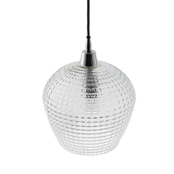 Светильник подвесной aurora, D24 см, прозрачный