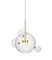 Подвесной светодиодный светильник Lumina Deco Neroni LDP 6016-3+1 GD