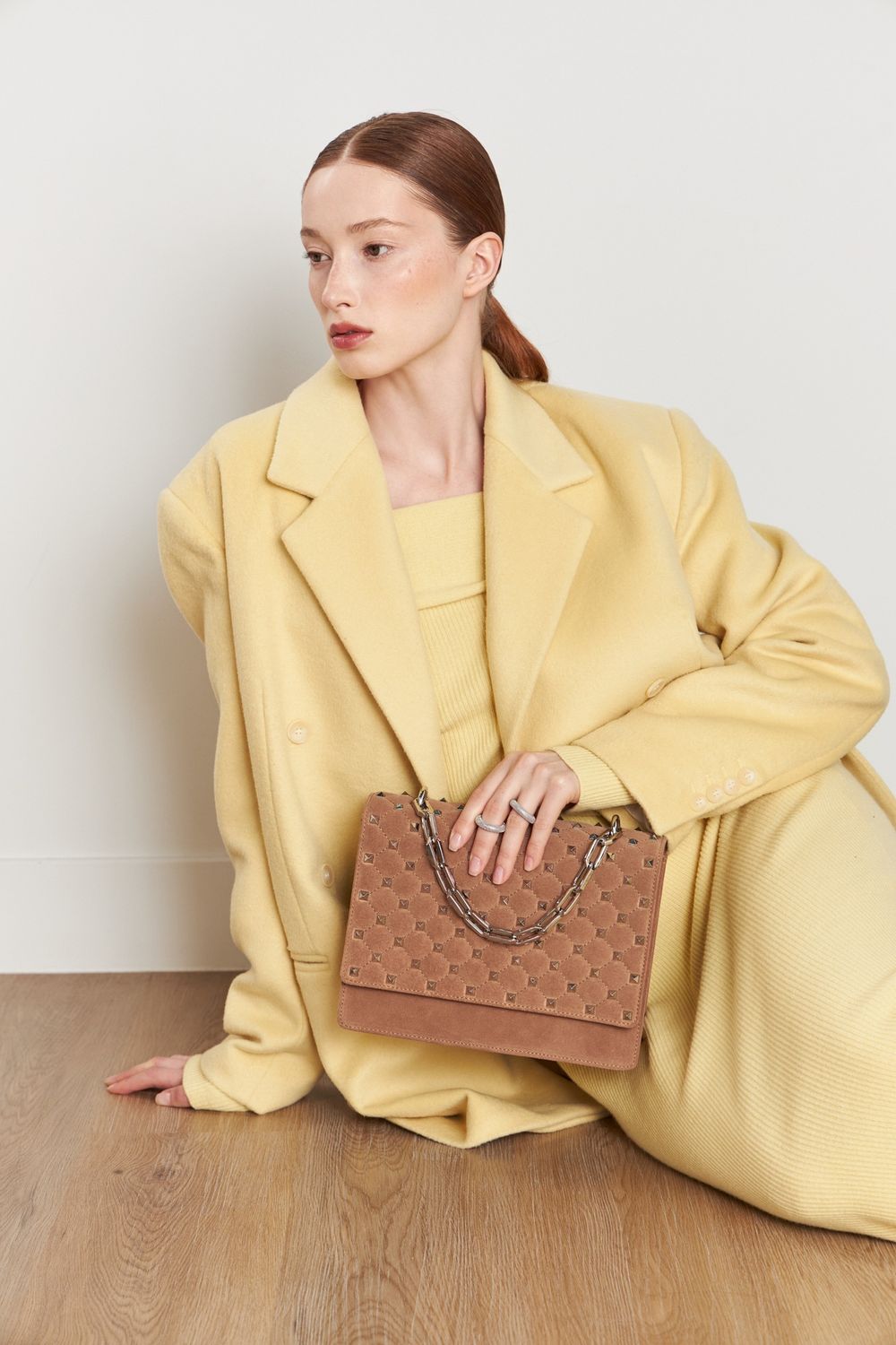 BAD GIRL LARGE BAG CARAMEL