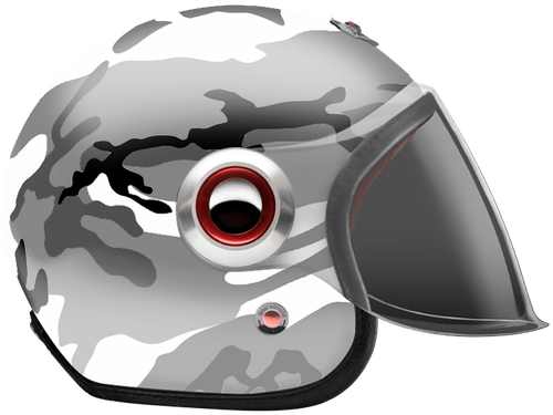 Шлем Belvedere Camouflage grey