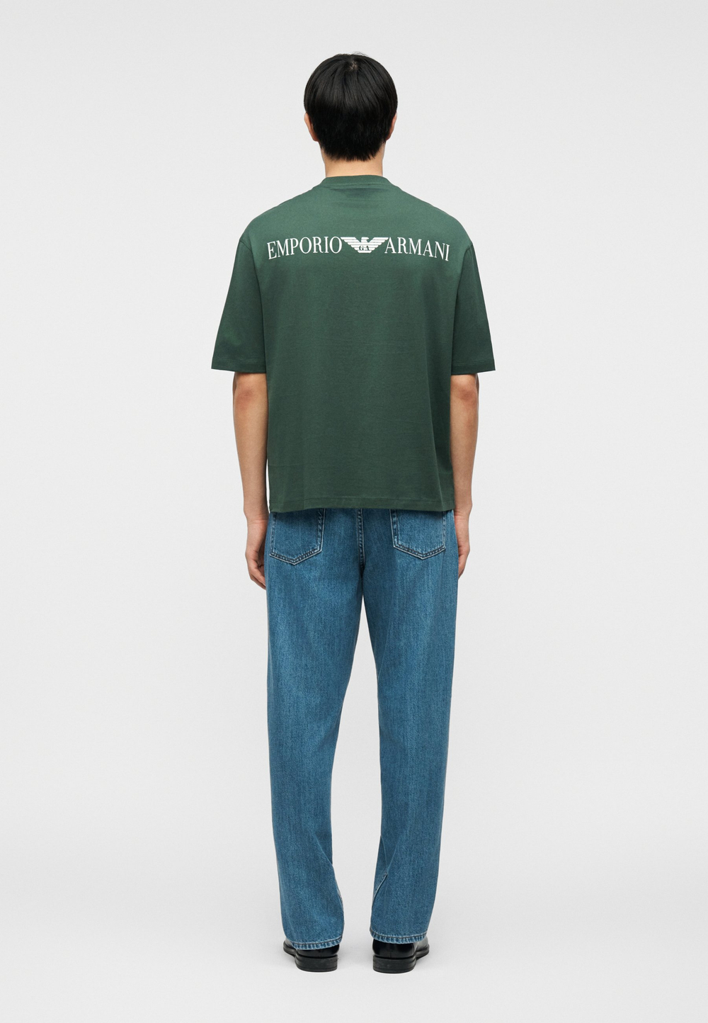 Emporio Armani Футболка с принтом - Зелёный