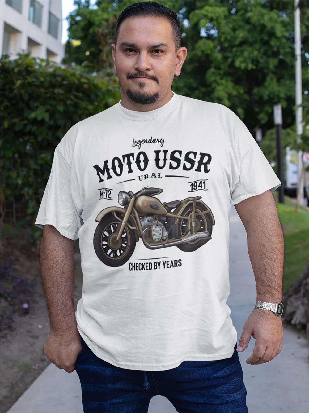 Футболка с мотоциклом Урал СССР