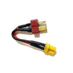 Переходник с разъема зарядки к батарее для электросамоката Kugoo X1 (XT30-Deans)