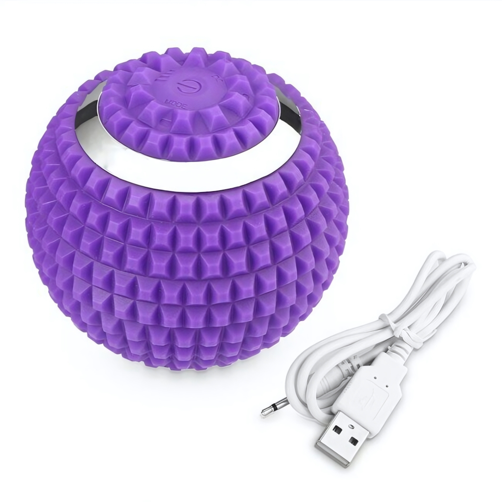 Yoga Massage Ball шар с вибрацией для массажа (3 режима ) (Цвет: фиолетовый)