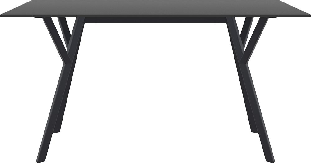 Стол пластиковый Siesta Contract Max Table 140, черный