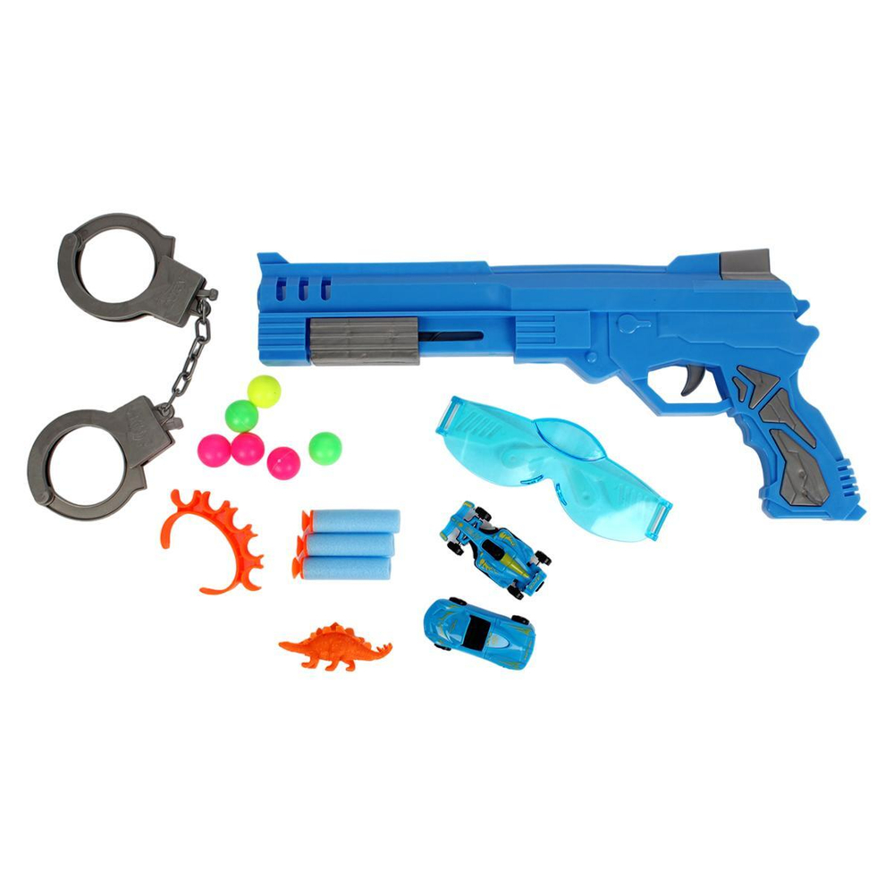 Пистолет с мягк.пулями, блистер 668-F