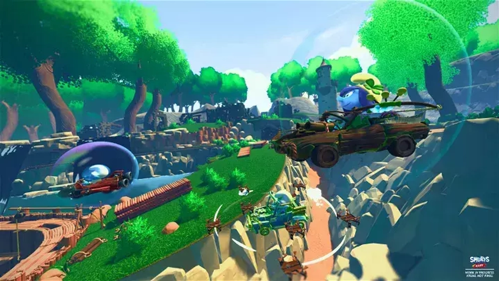 Игра Smurfs Kart (Смурфики) (Русская версия) для PlayStation 4