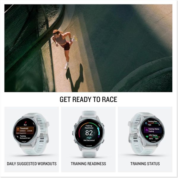 Умные часы Garmin Forerunner 570 42 мм, Голубой | Cloud Blue (010-02970-01 | 010-02970-41)