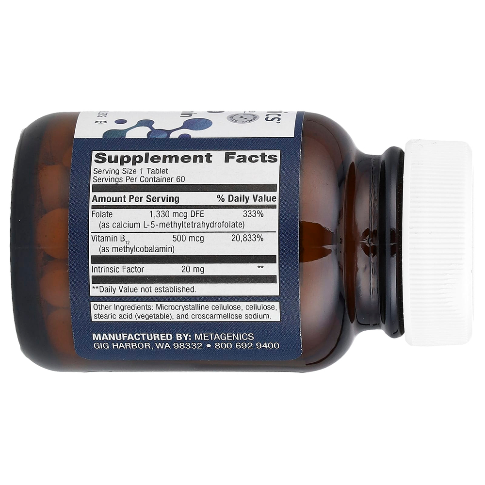 Metagenics, Intrinsi Vitamin B12-Folate ™, 60 таблеток