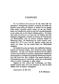 Die Heterogenen Gleichgewichte Vom Standpunkte Der Phasenlehre. Teil 1 | Hendrik Willem Bakhuis Roozeboom