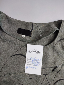 Блузка элегантная с принтом 48 размер