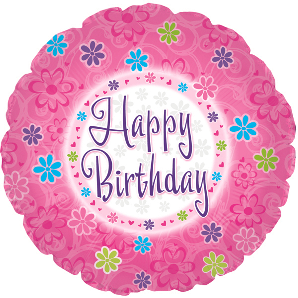 CTI 18" Круг Happy Birthday СДР