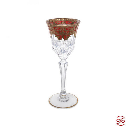 Набор рюмок Astra Gold Natalia Golden Red Decor 80мл(6 шт)