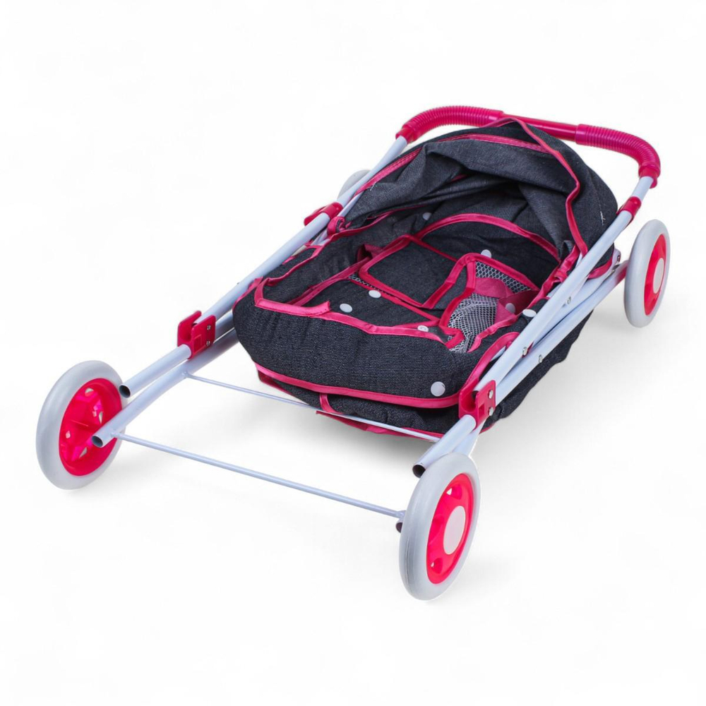 Коляска для кукол лежачая 35*62*66 см. пакет 936B-8