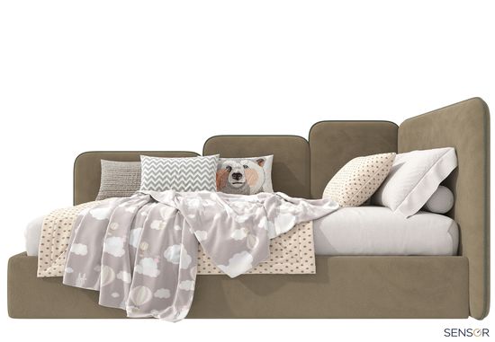 Кровать угловая Флит Дизайн Проект №5