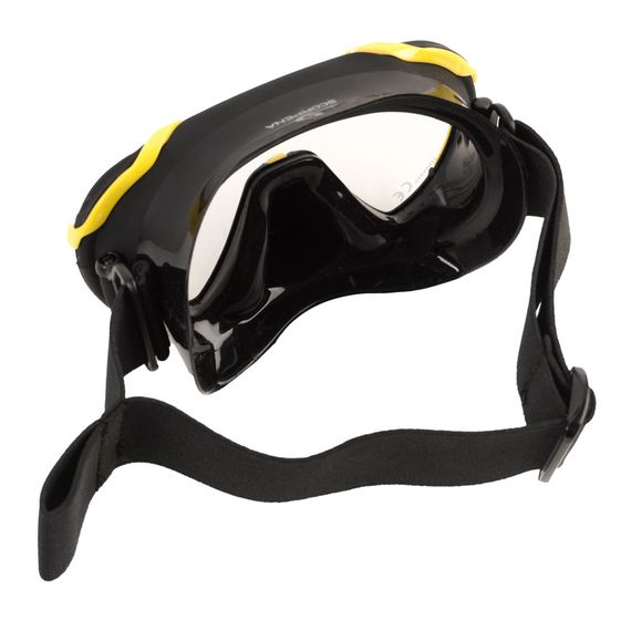 Маска Scorpena Miami Junior черно-желтая