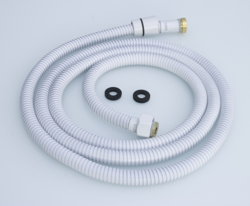 Шланг для биде 100см МЕЛ. ОПЛ.  (в кор., 360°,БЕЛЫЙ) ViEiR  (50/1шт)